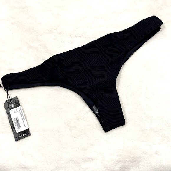 NWT Tavik Ali Mini Swim Bottom Textured Amalfi in Black - Large - Picture 7 of 11